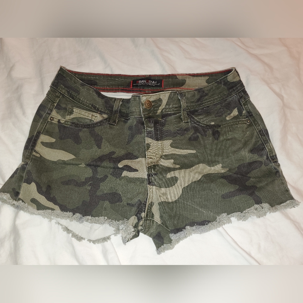 Camo Jean Shorts